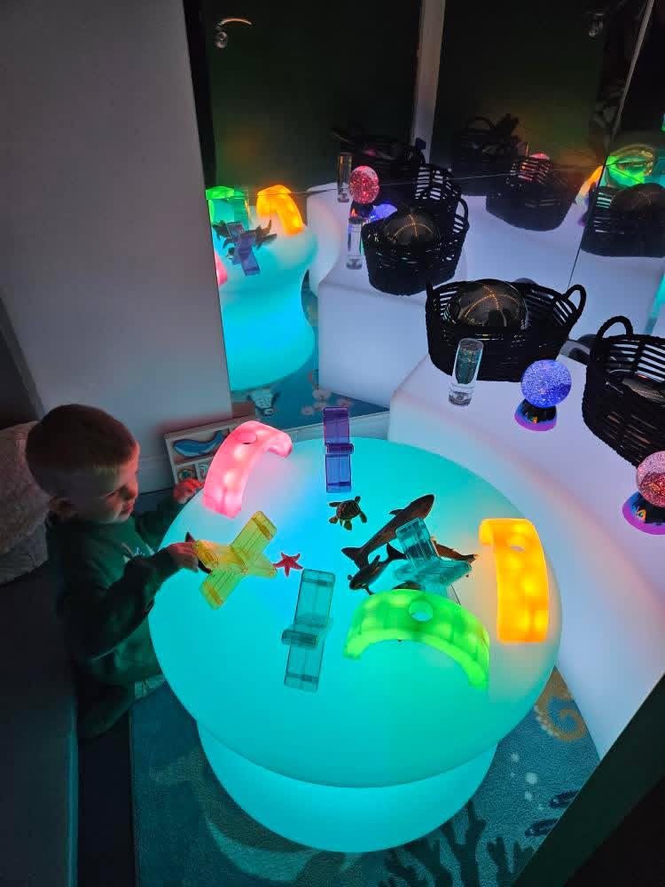 An image of a children's sensory play area